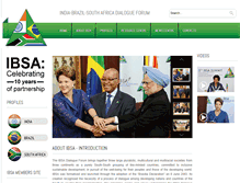 Tablet Screenshot of ibsa-trilateral.org